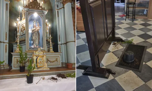 
				
					Primeira Catedral do Brasil é arrombada e furtada em Salvador
				
				