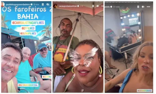 
				
					Elenco de 'Os Farofeiros 2' grava cenas em praia de Salvador
				
				