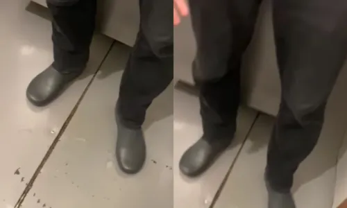 
				
					Funcionário de fast food faz xixi nas calças por não sair de quiosque
				
				