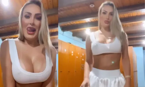 
				
					Andressa Urach diz ser viciada em sexo e que ex-marido era cliente
				
				