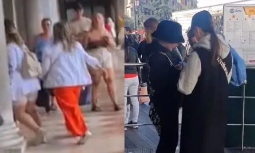 
				
					'Attenzione, pickpocket!': mulher viraliza ao alertar turistas sobre furtos
				
				