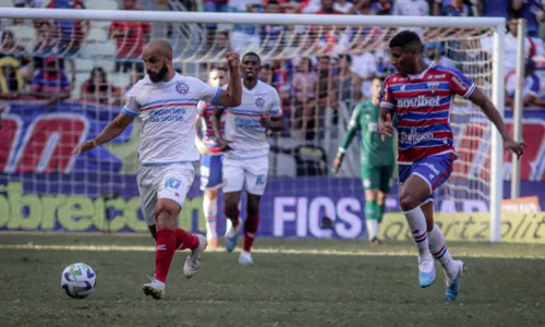 
				
					Bahia aposta na defesa e consegue empate importante contra o Fortaleza
				
				