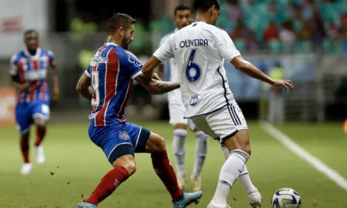 
				
					Bahia joga mal contra o Cruzeiro e chega ao 8º jogo sem triunfo
				
				