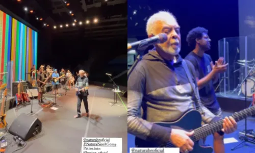 
				
					Bastidores: Gil e família fazem passagem de som na Concha Acústica
				
				