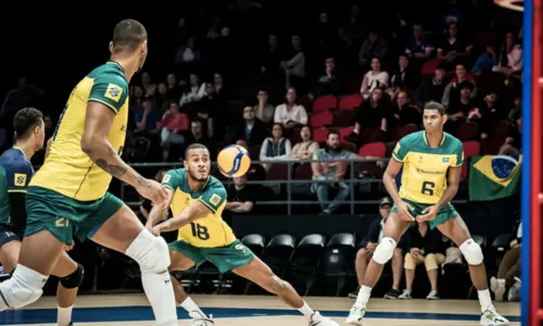 
				
					Brasil e Argentina duelam pela Liga das Nações de vôlei masculino
				
				