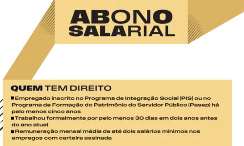 
				
					Caixa libera abono salarial para nascidos em setembro e outubro
				
				