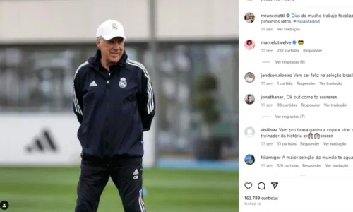 
				
					Carlo Ancelotti fecha acordo com CBF e deve comandar o Brasil em 2024
				
				