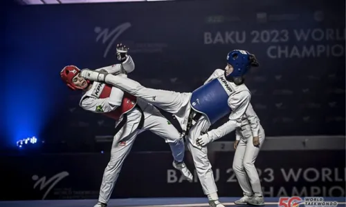 
				
					Caroline Santos conquista medalha de prata no Mundial de Taekwondo
				
				