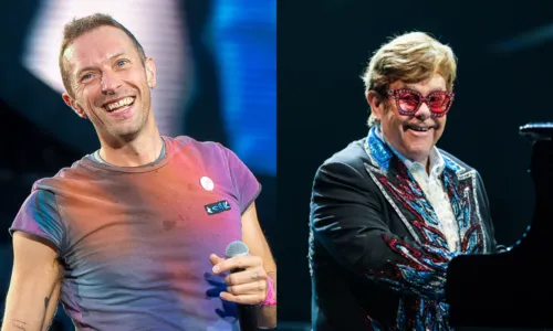 
				
					Coldplay canta no último show da carreira de Elton John
				
				