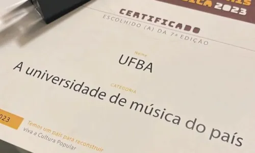 
				
					Escola da UFBA recebe título de melhor universidade de música do país
				
				