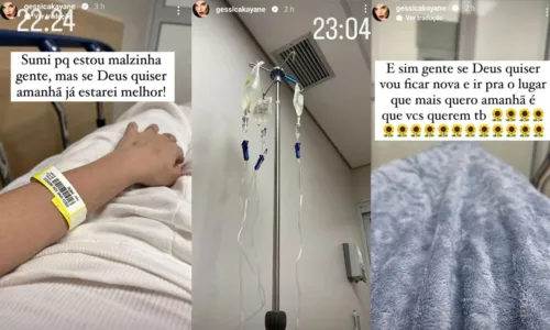 
				
					GKay dá entrada em hospital com quadro de urgência: 'Vou ficar nova'
				
				