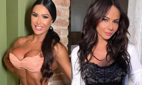 
				
					Gracyanne Barbosa fala de comparações com Viviane Araújo: 'Ainda sofro ataques'
				
				