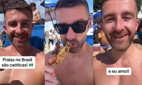 
				
					Inglês viraliza após explicar 'caos' em praia turística de Salvador
				
				