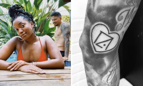 
				
					Jogador Yuri Lima faz tatuagem em homenagem a Iza no braço
				
				