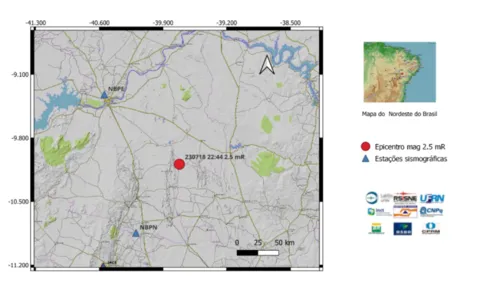 
				
					Monte Santo tem tremor de terra com 2.5 mR de magnitude
				
				