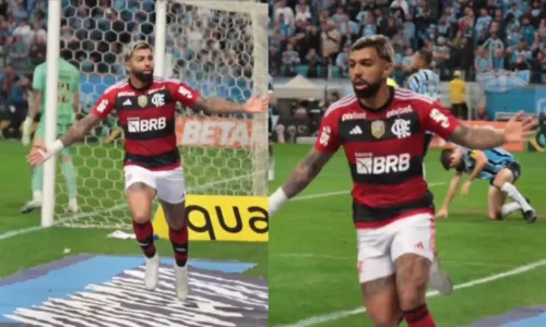 
				
					Narrador chama Gabigol de gostoso em transmissão de jogo; assista
				
				