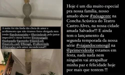 
				
					'Ninguém vai atrapalhar minha paz', diz Preta Gil após traição
				
				