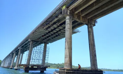 
				
					Ponte em Itaparica será parcialmente interditada para manutenção
				
				