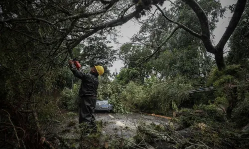 
				
					Sobe para 13 o número de mortos no RS por passagem de ciclone
				
				