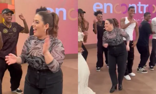 
				
					Tati Machado reage a dança no 'Encontro' e mostra versão completa
				
				