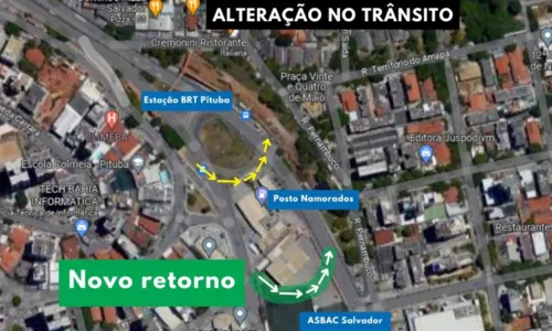 
				
					Trânsito na Av. ACM e Rua Lucaia são alterados; veja mudança
				
				