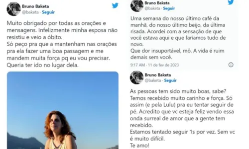 
				
					'Viúvo do Twitter' que emocionou web é exposto por amante; entenda
				
				