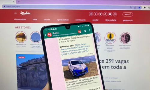 
				
					iBahia lança grupo de notícias no WhatsApp; veja como participar
				
				