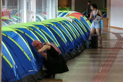 
				
					Brasília recebe, até domingo, a quinta edição da Campus Party
				
				