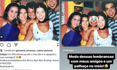 
				
					Samara Felippo posta foto antiga com Mário Frias e debocha: 'Palhaço'
				
				