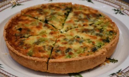 
				
					'Quiche da realeza': veja receita do prato da coroação de Charles III
				
				