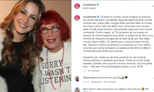 
				
					Ivete Sangalo e Claudia Leitte prestam homenagem à Rita Lee
				
				