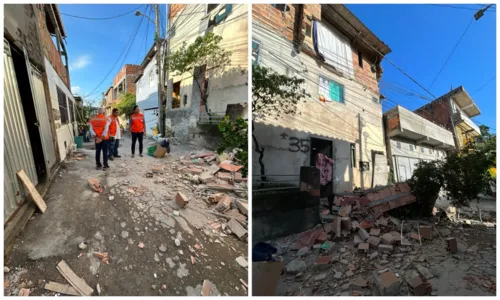 
				
					Desabamento mata homem no Jardim Nova Esperança, em Salvador
				
				