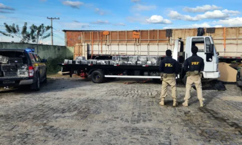 
				
					Quatro toneladas de maconha são apreendidas em carga de arroz na Bahia
				
				