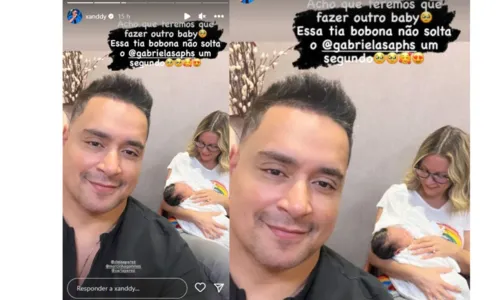 
				
					Xanddy sobre aumentar família com Carla Perez: 'Teremos que fazer outro'
				
				