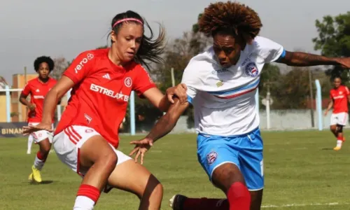 
				
					Bahia perde para o Inter e se complica no Brasileirão Feminino
				
				