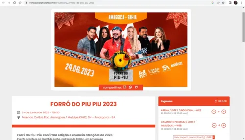 
				
					Forró do Piu-Piu 2023 em Amargosa é cancelado
				
				