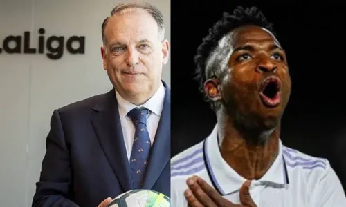 
				
					Chefe da LaLiga pede desculpas a Vini Jr após caso de racismo
				
				