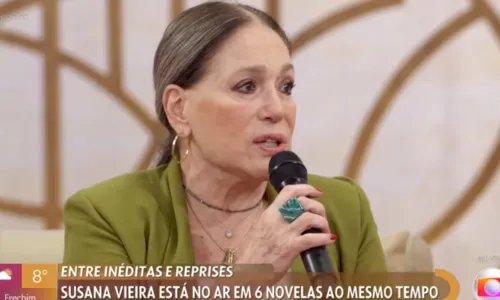 
				
					Susana Vieira revela ter sentido 'tesão' em gravações de novela
				
				