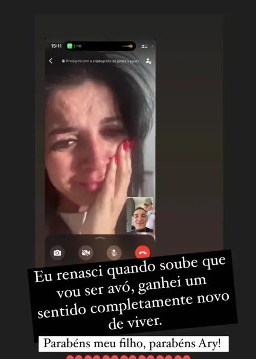 
				
					Após briga com nora, mãe de João Gomes chora ao descobrir que cantor será pai
				
				