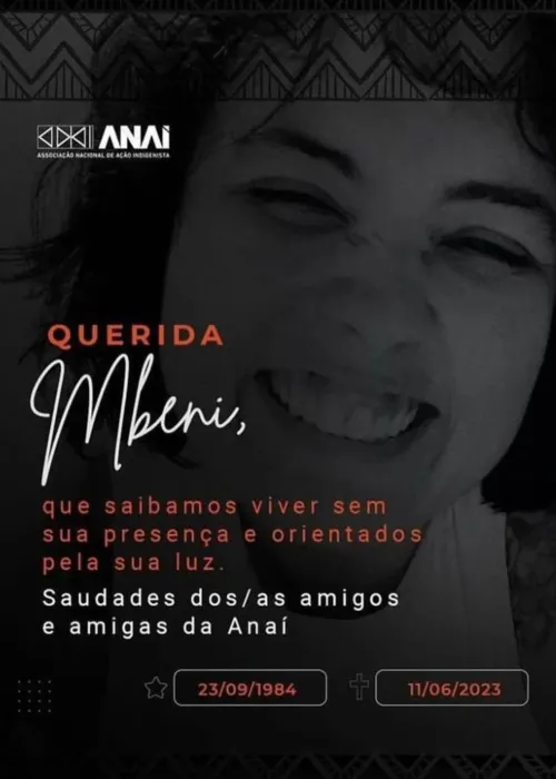 
				
					Morre Mbeni Waré, ativista e filha do líder indígena Ailton Krenak
				
				