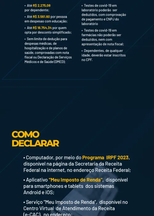 
				
					Contribuinte tem um mês para entregar declaração do Imposto de Renda
				
				