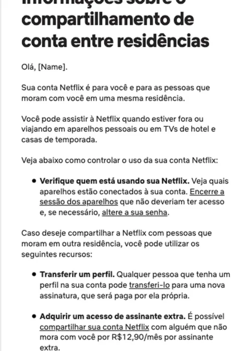 
				
					Netflix começa a cobrar pelo compartilhamento de senhas no Brasil
				
				