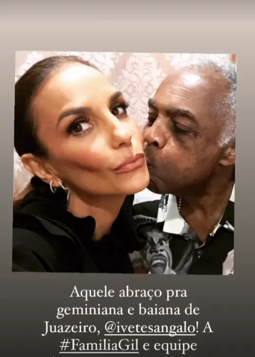 
				
					Caetano e Gil parabenizam Ivete Sangalo: 'Diva e estrela'
				
				