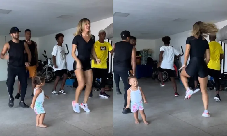 Liz mete dança em ensaio de Lore Improta e mãe baba nas redes