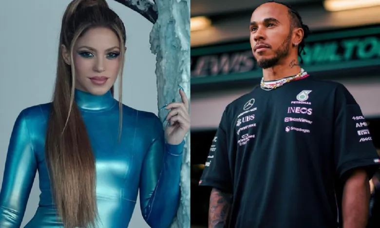 Shakira curte jantar com Lewis Hamilton e aumenta rumores de affair