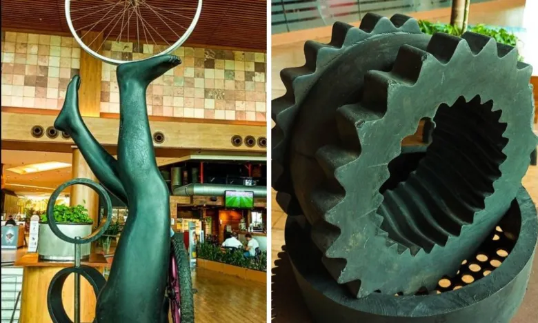 Shopping de Salvador recebe exposição com peças sustentáveis