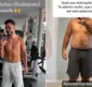 
                  Filho de Ronaldo mostra antes e depois de perder 23 kg e sensualiza