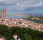 
                  Grande arco-íris corta céu de Salvador e chama atenção; assista vídeo