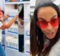 
                  Ivete Sangalo vai à loja gigante nos EUA e brinca: 'vou ter 10 filhos'
