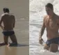 
                  Mateus Solano mostra demais em dia de praia no Rio de Janeiro